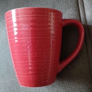 Corning Ware Etch Stoneware Mug Coffee Cup Burgundy, Maroon